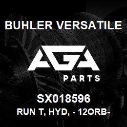 SX018596 Buhler Versatile RUN T, HYD, - 12ORB-16MJIC-12MJ | AGA Parts