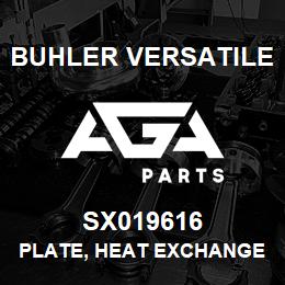 SX019616 Buhler Versatile PLATE, HEAT EXCHANGER - TOP SEAL | AGA Parts