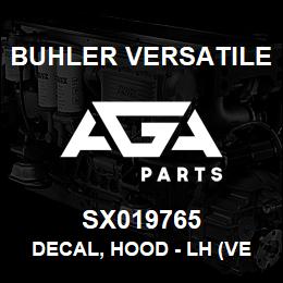 SX019765 Buhler Versatile DECAL, HOOD - LH (VERSATILE SX275) | AGA Parts