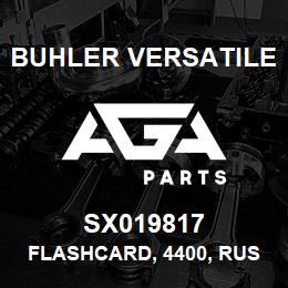SX019817 Buhler Versatile FLASHCARD, 4400, RUSSIAN (NOT SHOWN) | AGA Parts