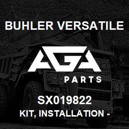 SX019822 Buhler Versatile KIT, INSTALLATION - SCS 4400 | AGA Parts