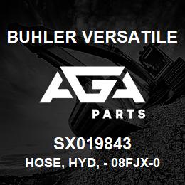 SX019843 Buhler Versatile HOSE, HYD, - 08FJX-08100R17 X 47.00 X - 08FJX | AGA Parts