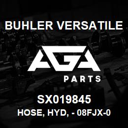 SX019845 Buhler Versatile HOSE, HYD, - 08FJX-08100R17 X 7.5 X - 08FJX | AGA Parts