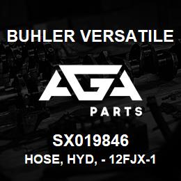SX019846 Buhler Versatile HOSE, HYD, - 12FJX-12100R17 X 108 X - 12FJX | AGA Parts