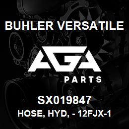 SX019847 Buhler Versatile HOSE, HYD, - 12FJX-12100R17 X 16.5 X - 12FJX | AGA Parts