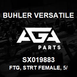 SX019883 Buhler Versatile FTG, STRT FEMALE, 5/8-18X-06HOSE | AGA Parts