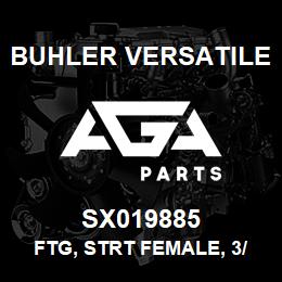 SX019885 Buhler Versatile FTG, STRT FEMALE, 3/4-16X-08HOSE | AGA Parts