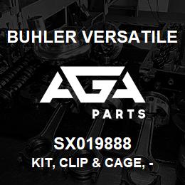 SX019888 Buhler Versatile KIT, CLIP & CAGE, - 08 HOSE | AGA Parts