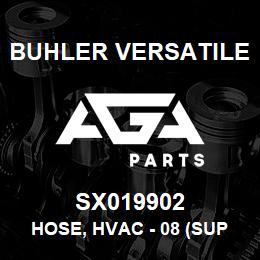 SX019902 Buhler Versatile HOSE, HVAC - 08 (SUPERSEDED BY 88662973) | AGA Parts