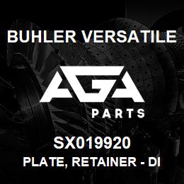 SX019920 Buhler Versatile PLATE, RETAINER - DIAGNOSTIC PORT | AGA Parts