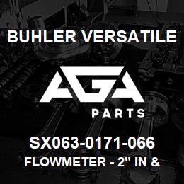 SX063-0171-066 Buhler Versatile FLOWMETER - 2" IN & OUT | AGA Parts