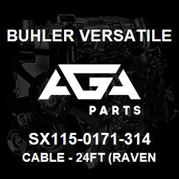 SX115-0171-314 Buhler Versatile CABLE - 24FT (RAVEN 4400) | AGA Parts