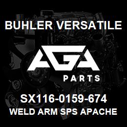 SX116-0159-674 Buhler Versatile WELD ARM SPS APACHE | AGA Parts