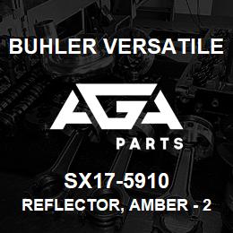 SX17-5910 Buhler Versatile REFLECTOR, AMBER - 2" X 9" (NIGHT) | AGA Parts