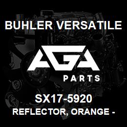 SX17-5920 Buhler Versatile REFLECTOR, ORANGE - 2" X 9" (DAY) | AGA Parts