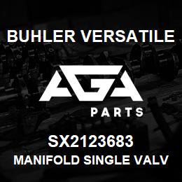 SX2123683 Buhler Versatile MANIFOLD SINGLE VALVE ASSEMBLY - 1" FLANGE | AGA Parts