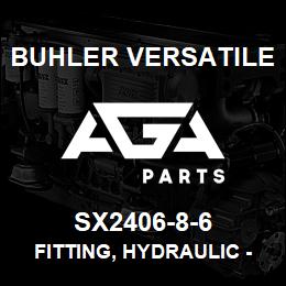 SX2406-8-6 Buhler Versatile FITTING, HYDRAULIC - 8FJICX-6MJIC | AGA Parts