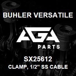 SX25612 Buhler Versatile CLAMP, 1/2" SS CABLE CLAMP | AGA Parts