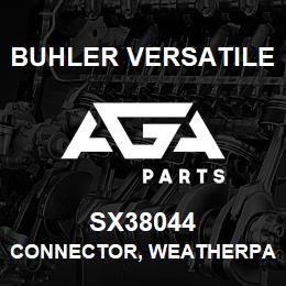 SX38044 Buhler Versatile CONNECTOR, WEATHERPAK - BODY SHROUD (3 PIN) | AGA Parts