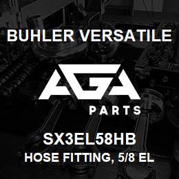 SX3EL58HB Buhler Versatile HOSE FITTING, 5/8 ELHB X 5/8 HB | AGA Parts