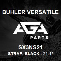 SX3NS21 Buhler Versatile STRAP, BLACK - 21-1/2" | AGA Parts