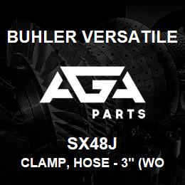 SX48J Buhler Versatile CLAMP, HOSE - 3" (WORM SCREW) | AGA Parts