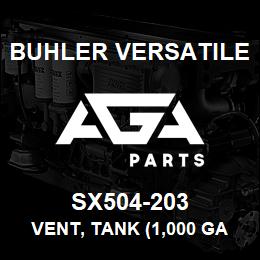 SX504-203 Buhler Versatile VENT, TANK (1,000 GAL POLY) | AGA Parts