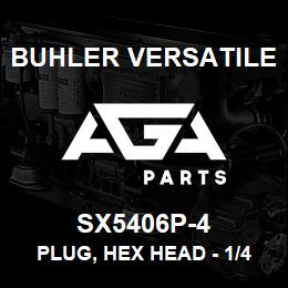 SX5406P-4 Buhler Versatile PLUG, HEX HEAD - 1/4"NPT | AGA Parts