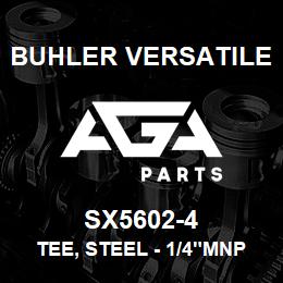 SX5602-4 Buhler Versatile TEE, STEEL - 1/4"MNPT X 1/4"FNPT X 1/4"FNPT | AGA Parts