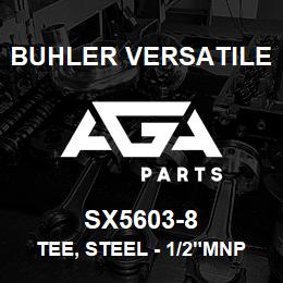 SX5603-8 Buhler Versatile TEE, STEEL - 1/2"MNPT X 1/2"MNPT X 1/2"FNPT | AGA Parts
