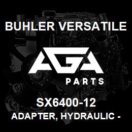 SX6400-12 Buhler Versatile ADAPTER, HYDRAULIC - 12MJIC X 12 MORB | AGA Parts