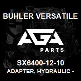 SX6400-12-10 Buhler Versatile ADAPTER, HYDRAULIC - 12MJIC X 10 MORB | AGA Parts
