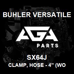 SX64J Buhler Versatile CLAMP, HOSE - 4" (WORM SCREW) | AGA Parts