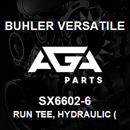 SX6602-6 Buhler Versatile RUN TEE, HYDRAULIC (W/FEMALE SWIVEL) | AGA Parts