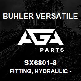 SX6801-8 Buhler Versatile FITTING, HYDRAULIC - 3/4"MO X 1/2"JIC | AGA Parts
