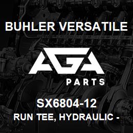 SX6804-12 Buhler Versatile RUN TEE, HYDRAULIC - 12 MJIC X 12 MORB | AGA Parts
