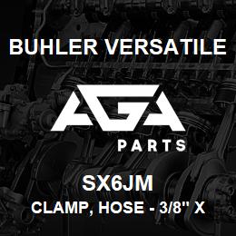 SX6JM Buhler Versatile CLAMP, HOSE - 3/8" X 5/16" (WORM SCREW) STAINLESS STEEL | AGA Parts