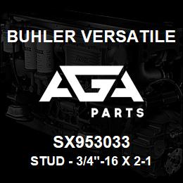 SX953033 Buhler Versatile STUD - 3/4"-16 X 2-13/16" | AGA Parts