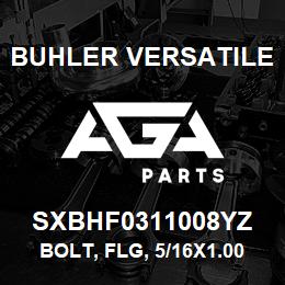 SXBHF0311008YZ Buhler Versatile BOLT, FLG, 5/16X1.00 GR8 YLLW ZN | AGA Parts