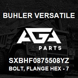 SXBHF0875508YZ Buhler Versatile BOLT, FLANGE HEX - 7/8" X 5-1/2" GR8 YZ | AGA Parts