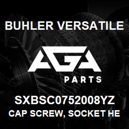 SXBSC0752008YZ Buhler Versatile CAP SCREW, SOCKET HEAD - 3/4" X 2" | AGA Parts
