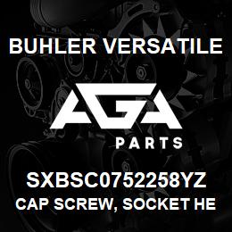 SXBSC0752258YZ Buhler Versatile CAP SCREW, SOCKET HEAD - 3/4" X 2-1/4" | AGA Parts