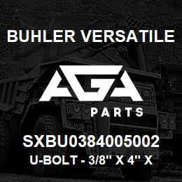 SXBU0384005002 Buhler Versatile U-BOLT - 3/8" X 4" X 5" (SQUARE) | AGA Parts