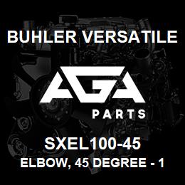SXEL100-45 Buhler Versatile ELBOW, 45 DEGREE - 1"FNPT (POLY) | AGA Parts