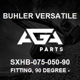 SXHB-075-050-90 Buhler Versatile FITTING, 90 DEGREE - 3/4"MNPT X 1/2" HOSE BARB | AGA Parts