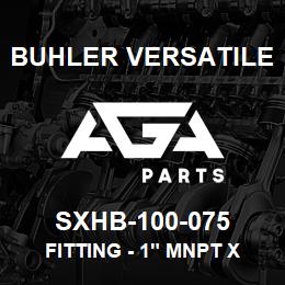 SXHB-100-075 Buhler Versatile FITTING - 1" MNPT X 3/4" HOSE BARB (POLY) | AGA Parts
