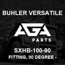 SXHB-100-90 Buhler Versatile FITTING, 90 DEGREE - 1"MNPT X HOSE BARB (POLY) | AGA Parts