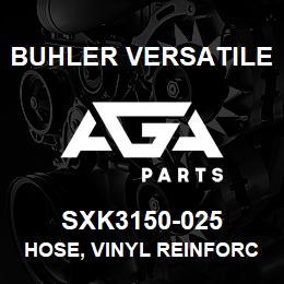 SXK3150-025 Buhler Versatile HOSE, VINYL REINFORCED - 1/4" (SOLD BY THE FOOT.) | AGA Parts