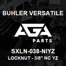 SXLN-038-NIYZ Buhler Versatile LOCKNUT - 3/8" NC YZ (W/ NYLON INSERT) | AGA Parts