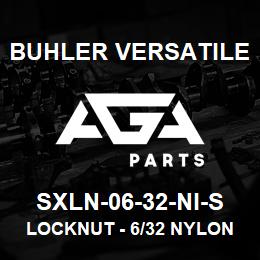 SXLN-06-32-NI-S Buhler Versatile LOCKNUT - 6/32 NYLON INSERT | AGA Parts